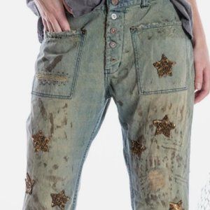Magnolia Pearl Star Catcher Jeans with Sequins